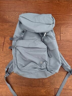 lululemon athletica Light Blue Roll-Top Backpack